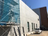 名古屋工業大学講堂新営工事  外部内部足場解体