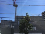 サンクレーア金山新築工事　2F躯体外部足場組立