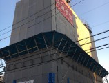 サンクレーア金山新築工事  8F躯体足場組立