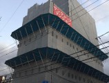 サンクレーア金山新築工事  10F躯体足場組立